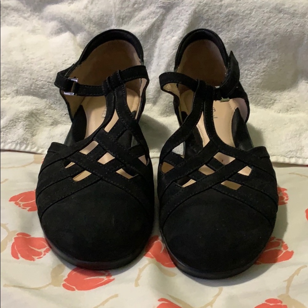Size 37 beautifeel lane black nubuck shoes
